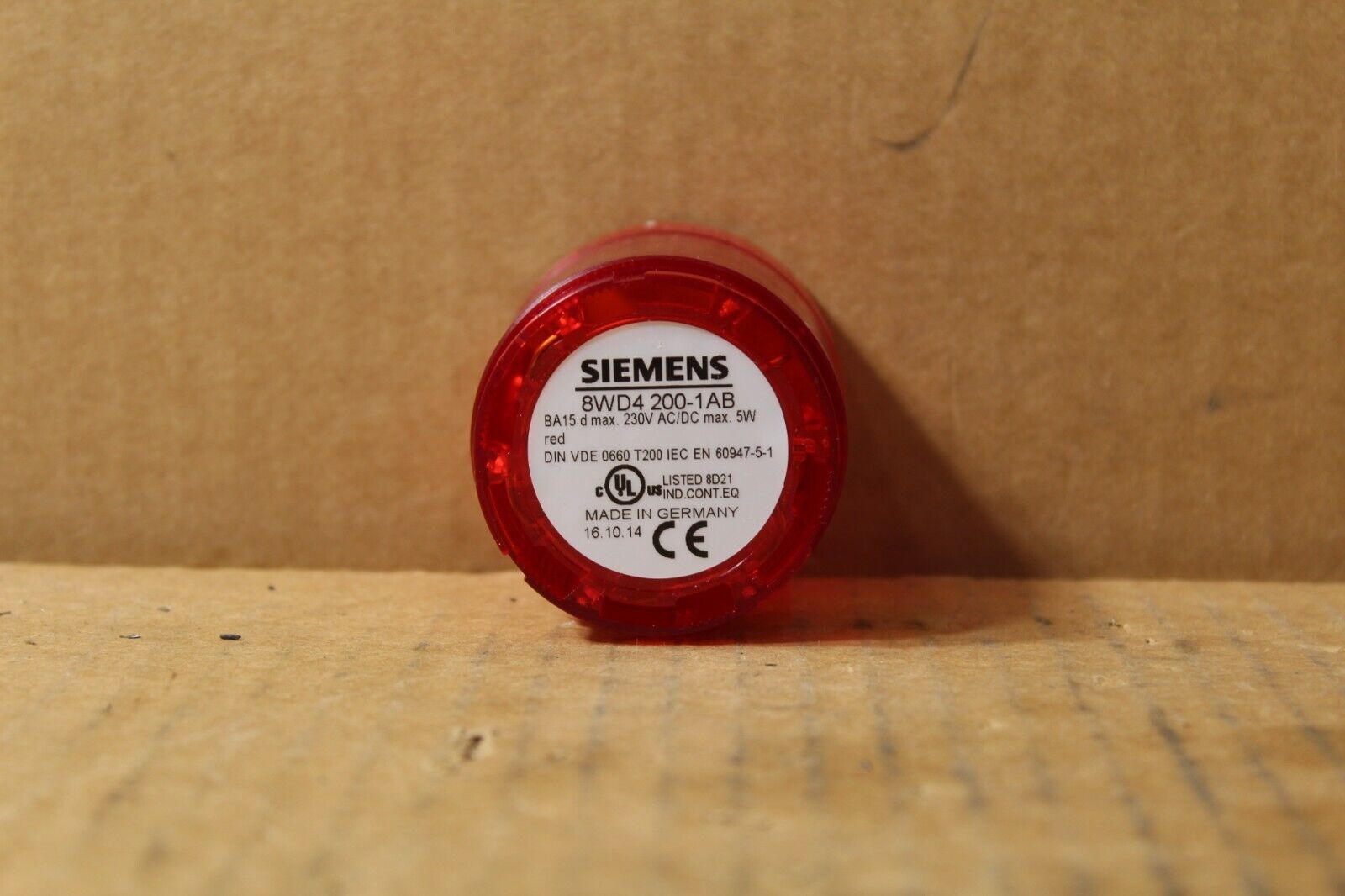 Siemens 8WD4 200-1AB Red Stack Light w/ LED