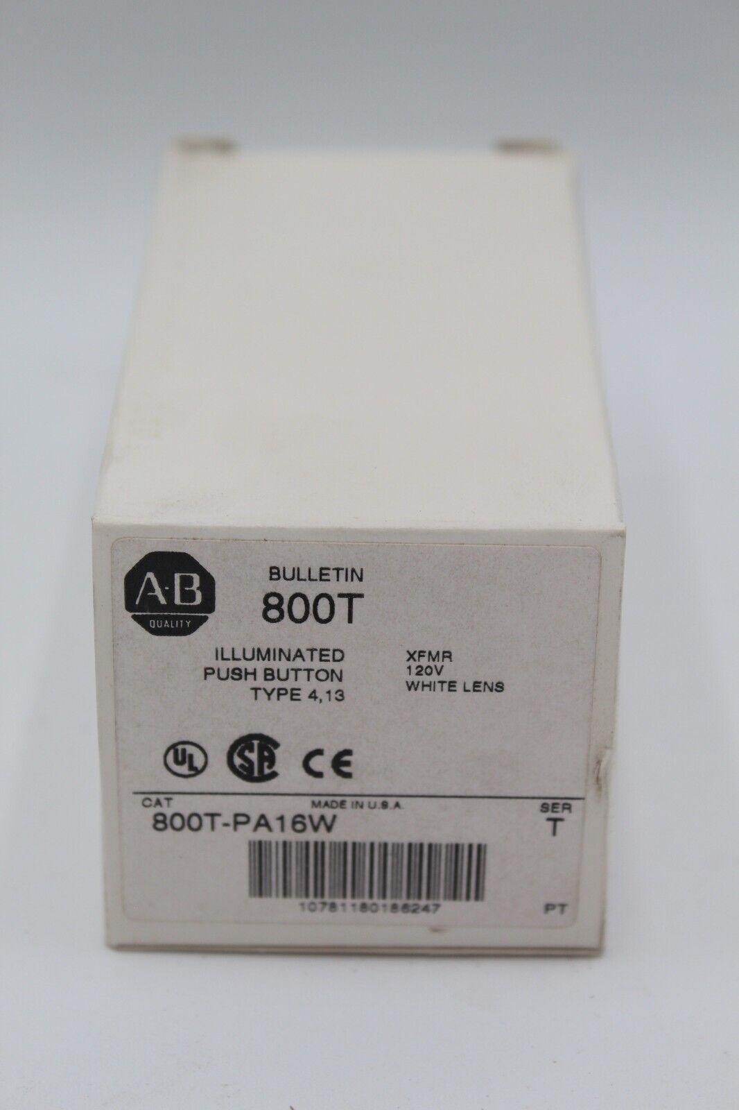 Allen Bradley 800T-PA16W Push Button
