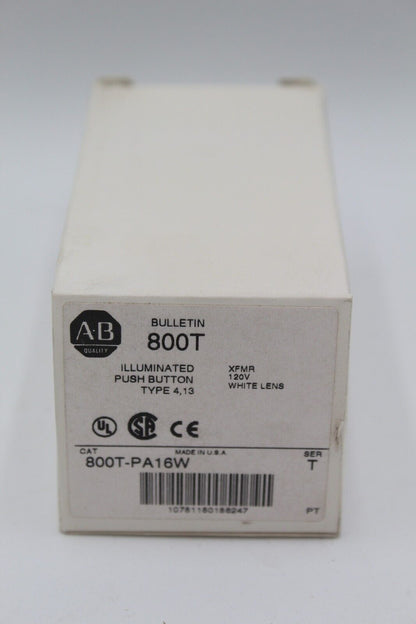Allen Bradley 800T-PA16W Push Button