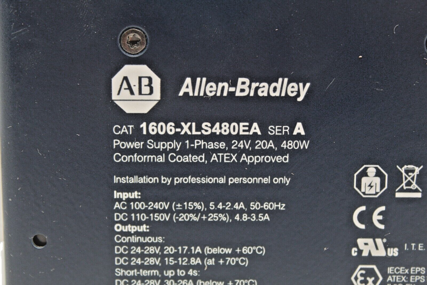 Allen Bradley 1606-XLS480EA Power Supply
