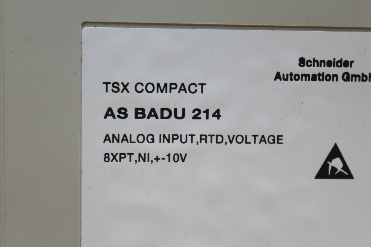 Schneider Automation AS-BADU-214 INPUT