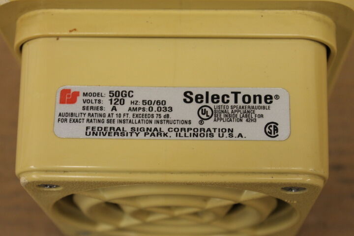 SelecTone 50GC SPEAKER / AUDIBLE