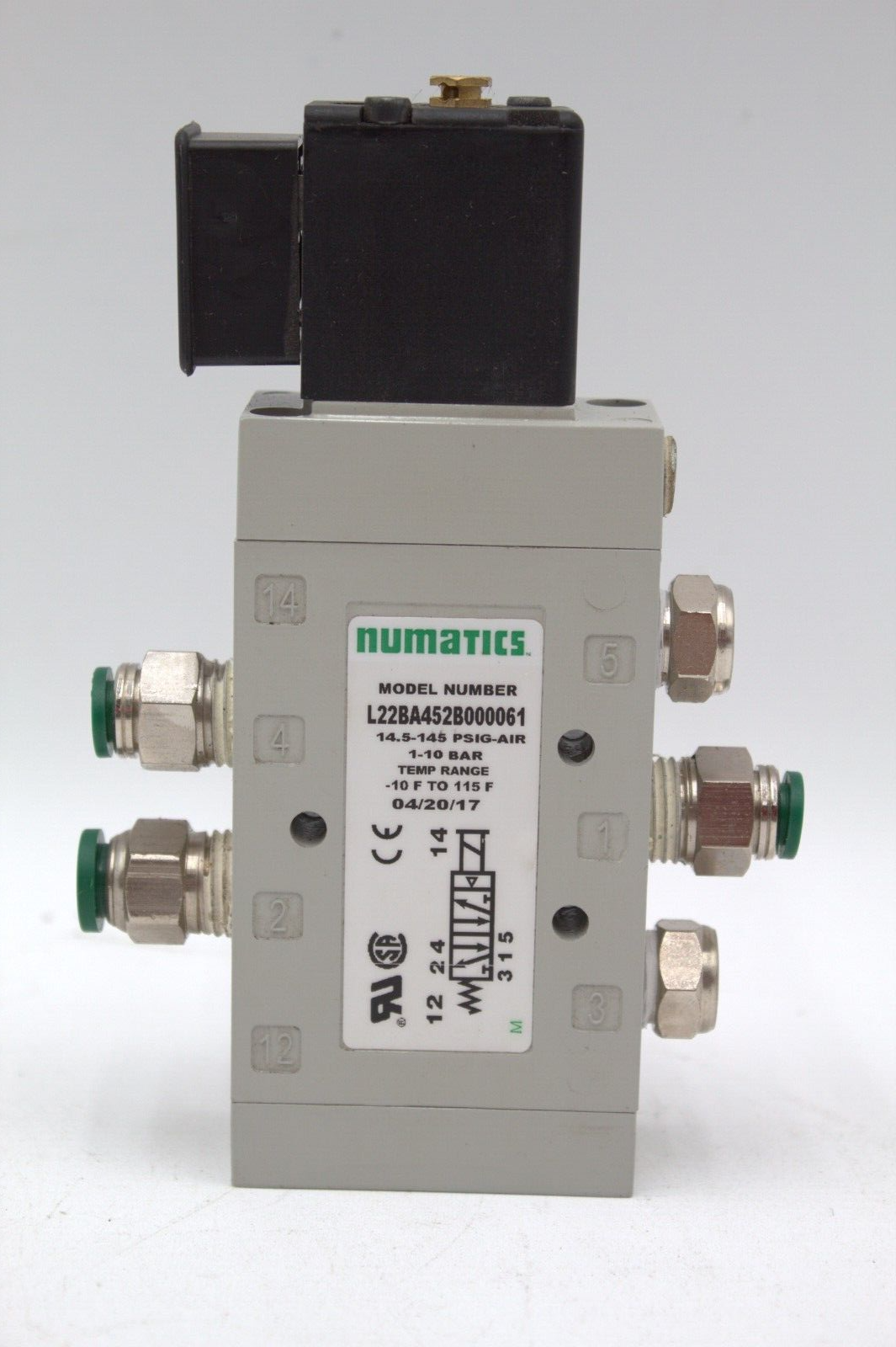 Numatics L22BA452B000061 Solenoid Pilot Valve (NNB)