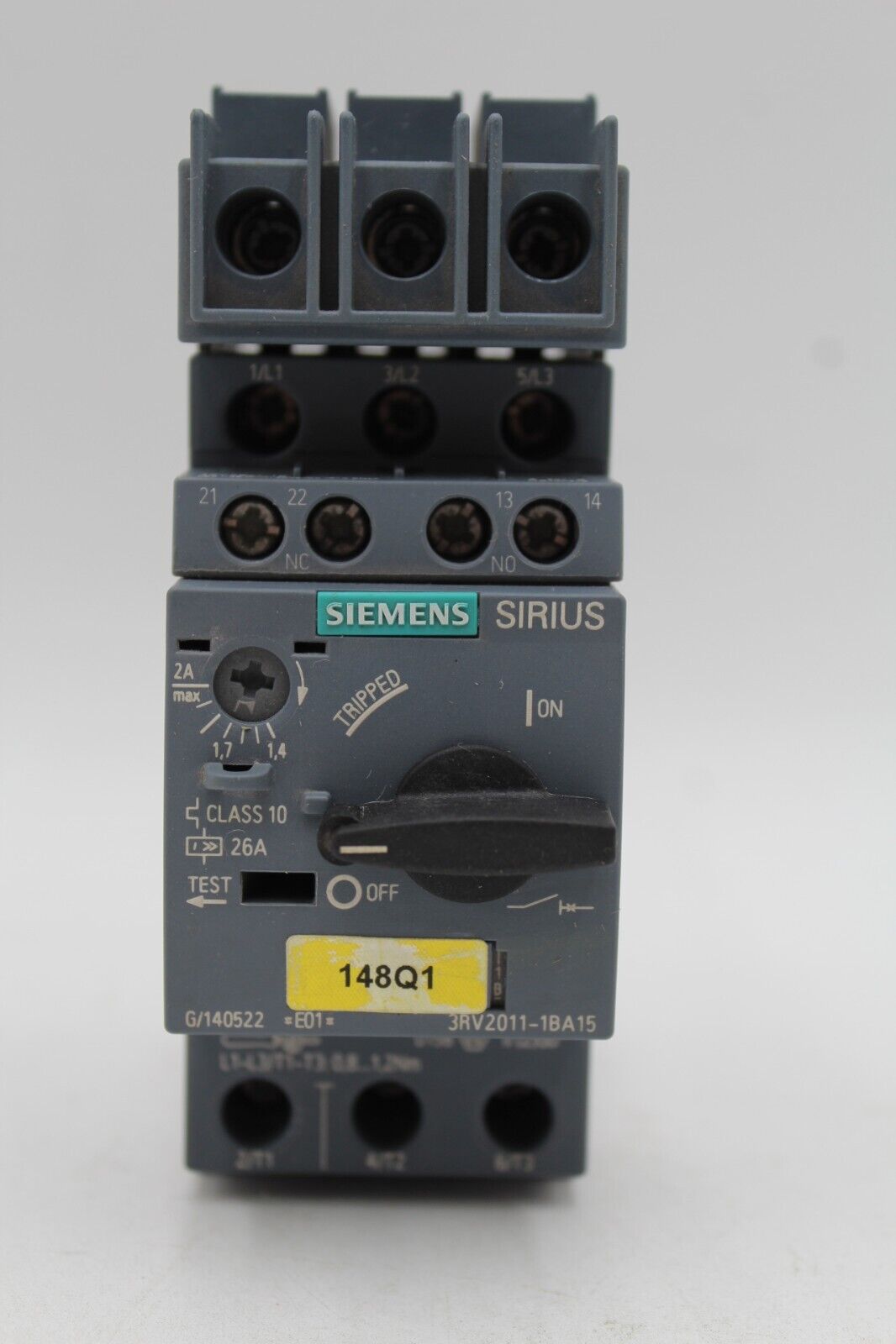 Siemens 3RV2011-1BA15 Circuit Breaker