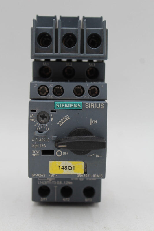 Siemens 3RV2011-1BA15 Circuit Breaker