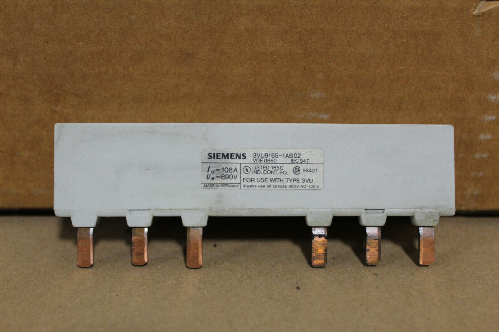 Siemens 3VU9165-1AB02 Connector