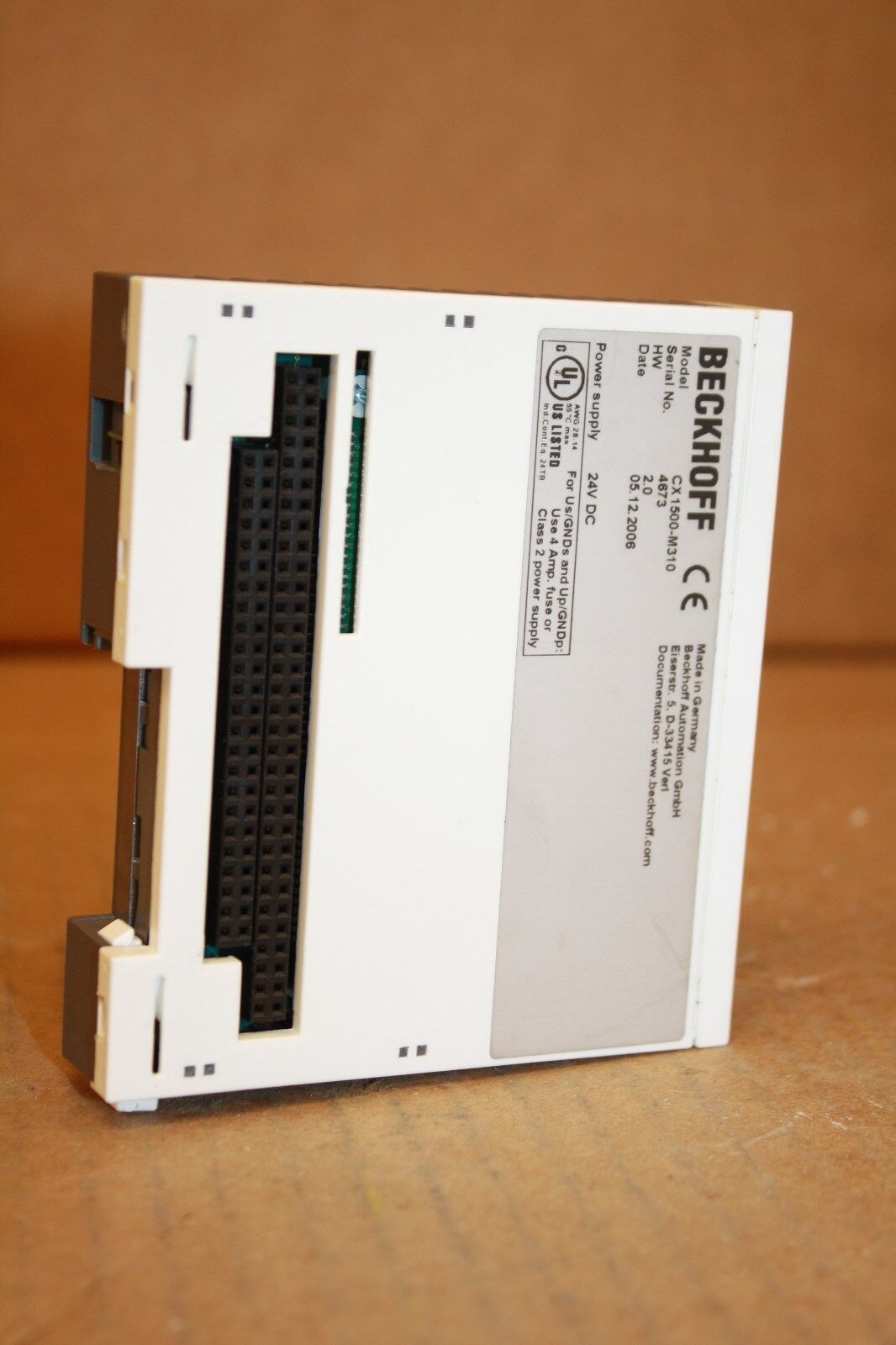BECKHOFF CX1500-M310 PROFIBUS MASTER INTERFACE MODULE