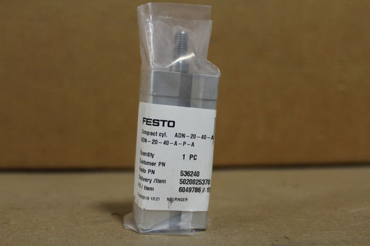 FESTO ADN-20-40-A-P-A COMPACT CYLINDER
