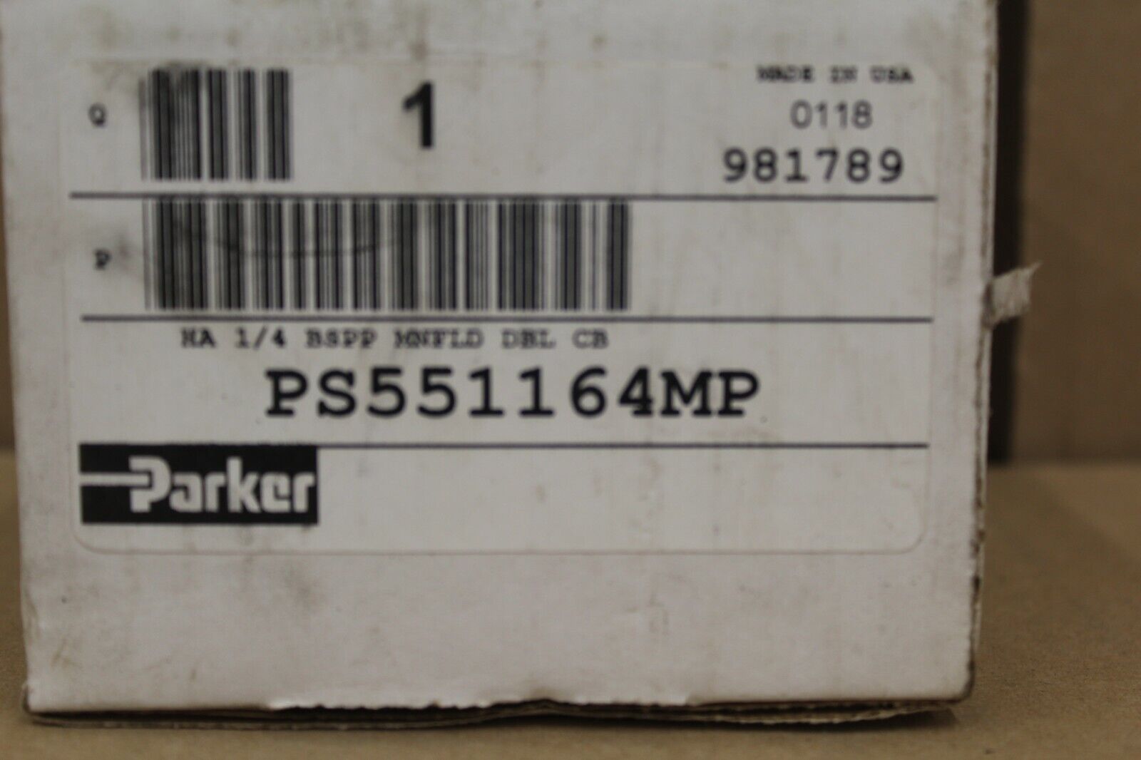 Parker PS551164MP Valve