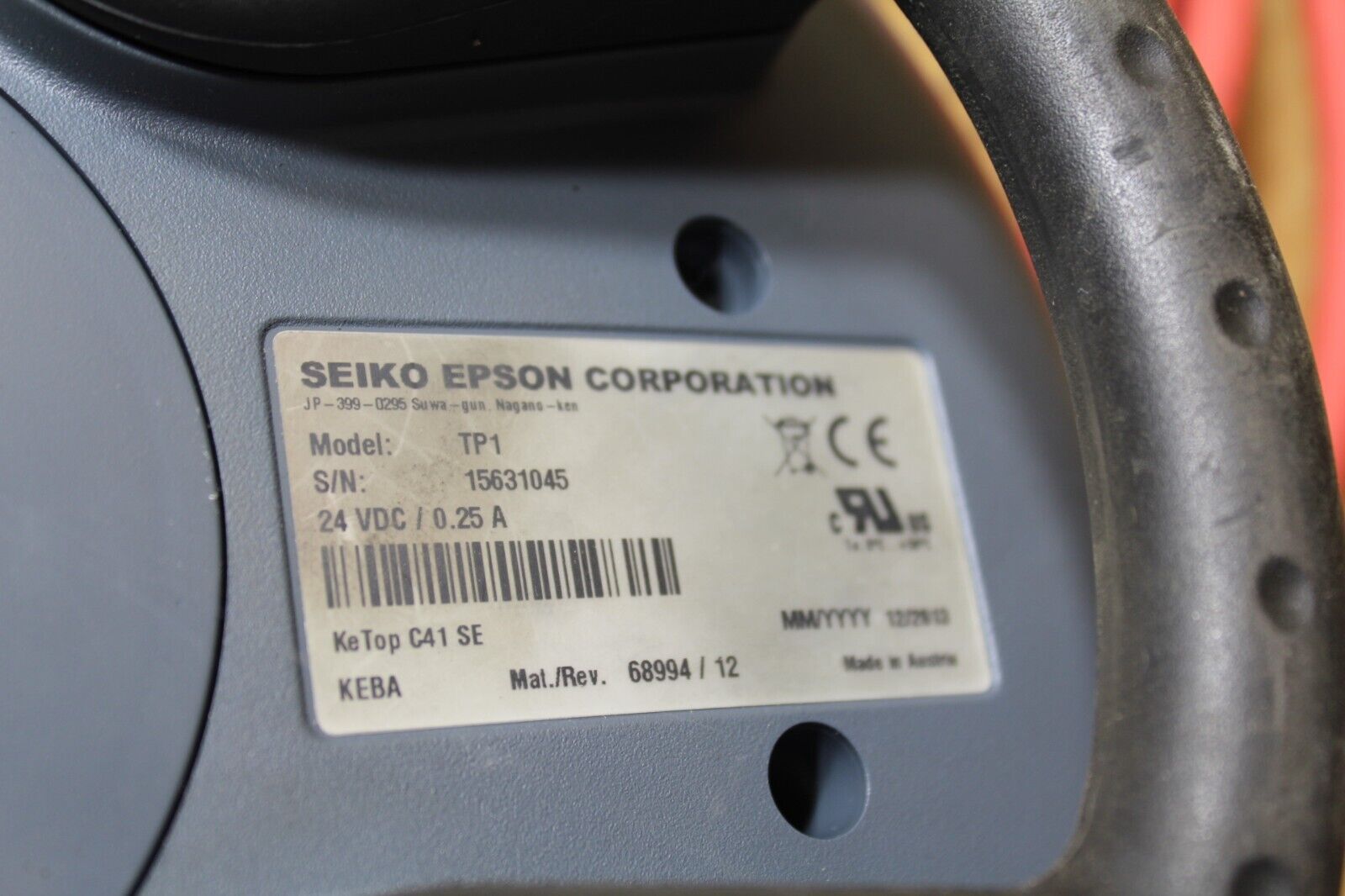 Seiko Epson Corporation TP1 Robot Controller
