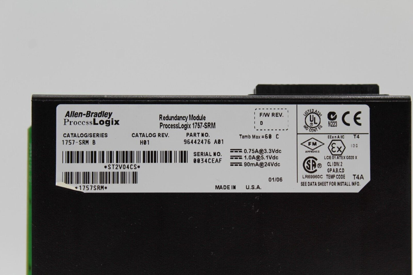 Allen-Bradley 1757-SRM Redundancy Module (No Door)