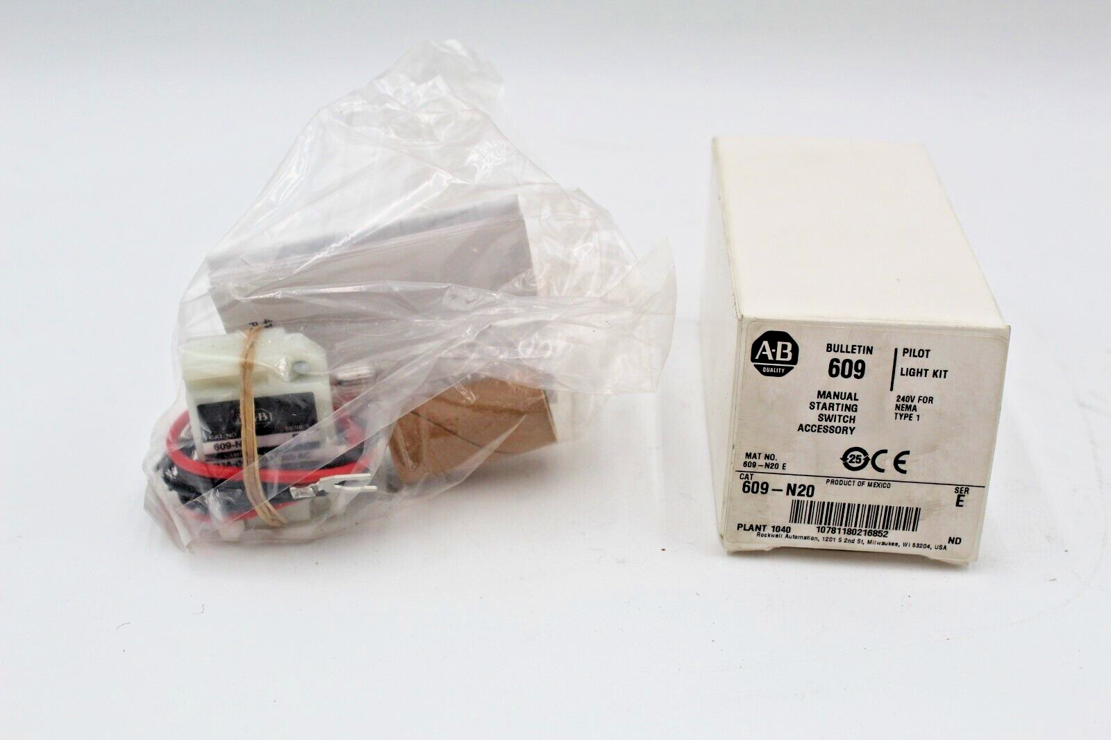 Allen-Bradley 609-N20 Pilot Light Kit