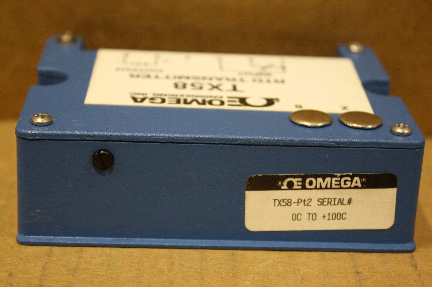 OMEGA ENGINEERING INC. TX58-PT2 TRANSMITTER