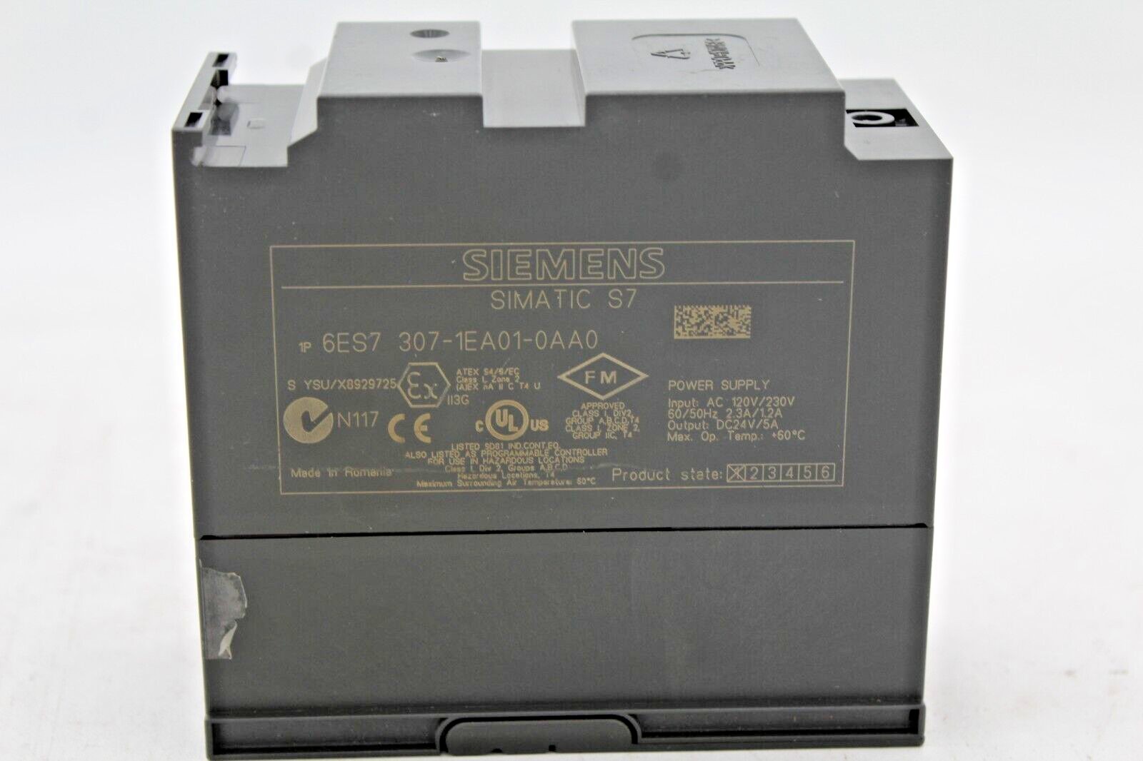 Siemens 6ES7307-1EA01-0AA0 Power Supply