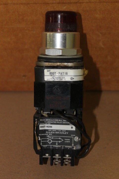 ALLEN-BRADLEY 800T-PAT16 RED PUSH BUTTON