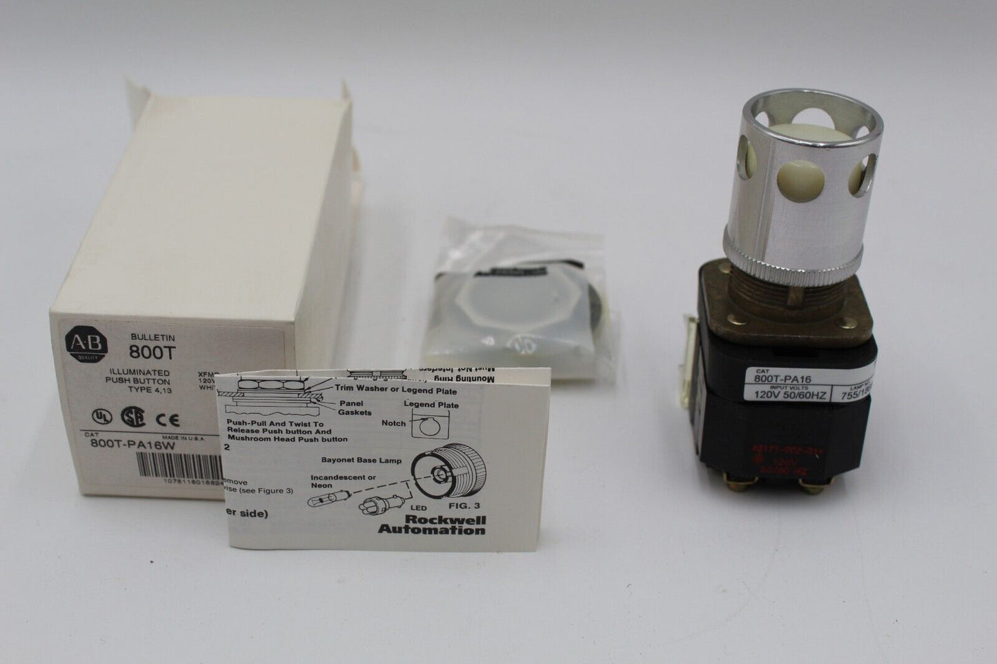 Allen Bradley 800T-PA16W Push Button