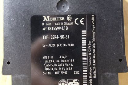 Moeller ESR4-N0-31 Safety Relay