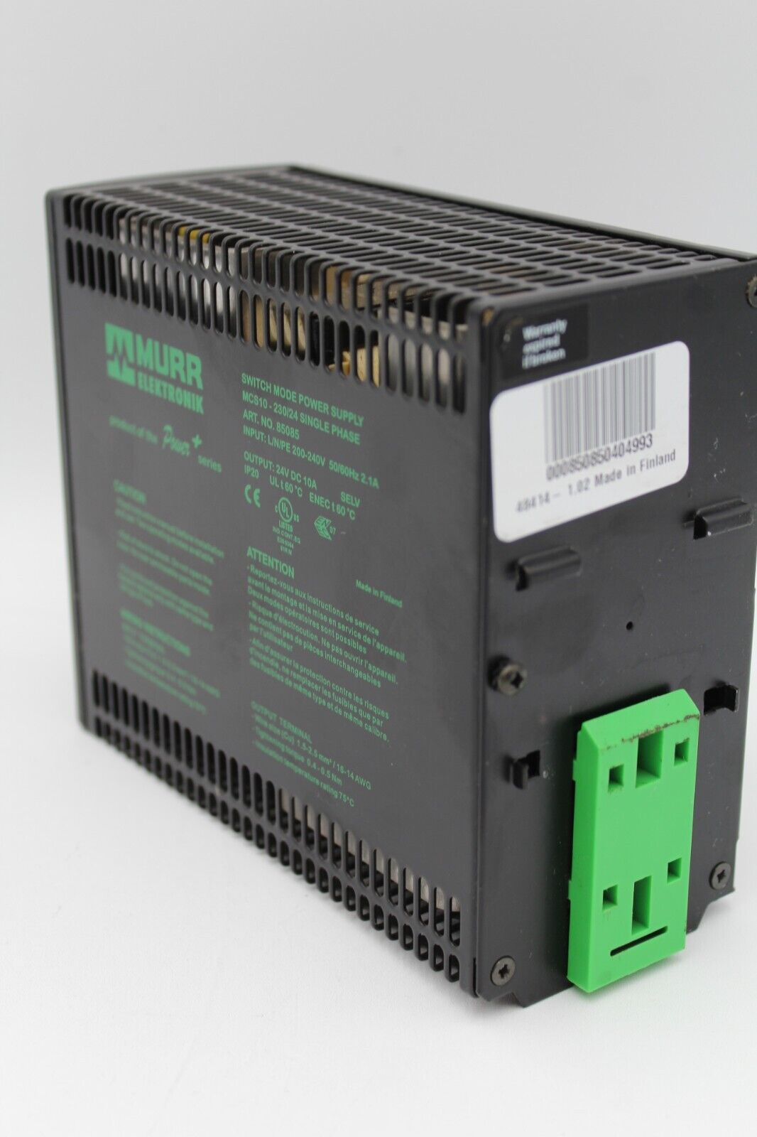 Murr Elektronik MCS10-230/24 85085 Switch Mode Power Supply