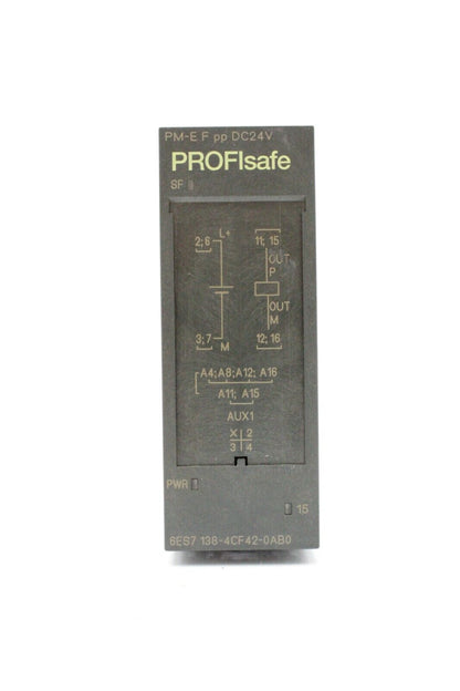 Siemens 6ES7 138-4CF42-0AB0 PROFIsafe Simatic S7 Power Supply Module