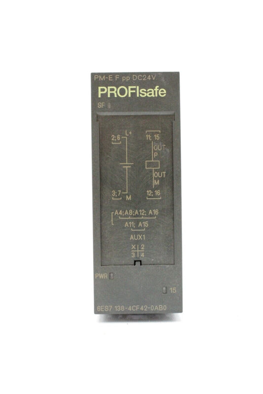 Siemens 6ES7 138-4CF42-0AB0 PROFIsafe Simatic S7 Power Supply Module