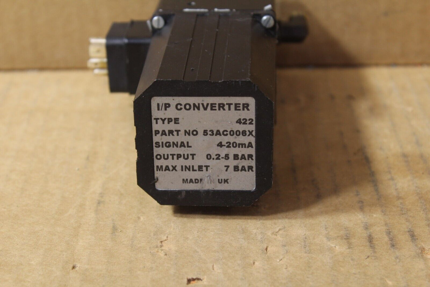 Watson Smith 53AC006X Type 422 I/P Converter