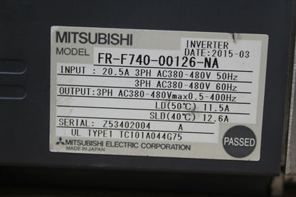 Mitsubishi FR-F740-00126-NA Drive