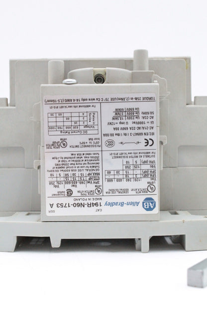 Allen-Bradley 194R-N60-1753 Disconnect Switch