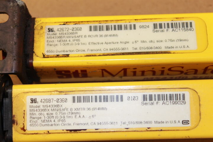 STI MS4336BX TRANSMITTER AND MS4336BR RECEIVER 