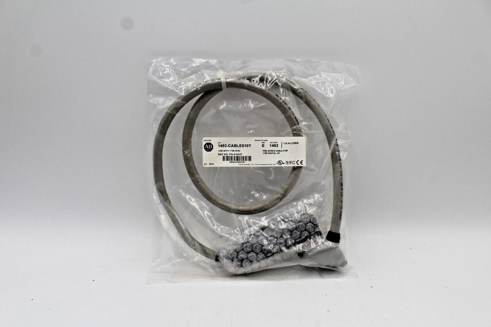 Allen-Bradley 1492-CABLE010Y Pre-Wired Cable for 1756 Digital I/O