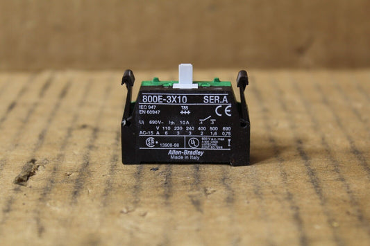 Allen-Bradley 800E-3X10 Contact Block