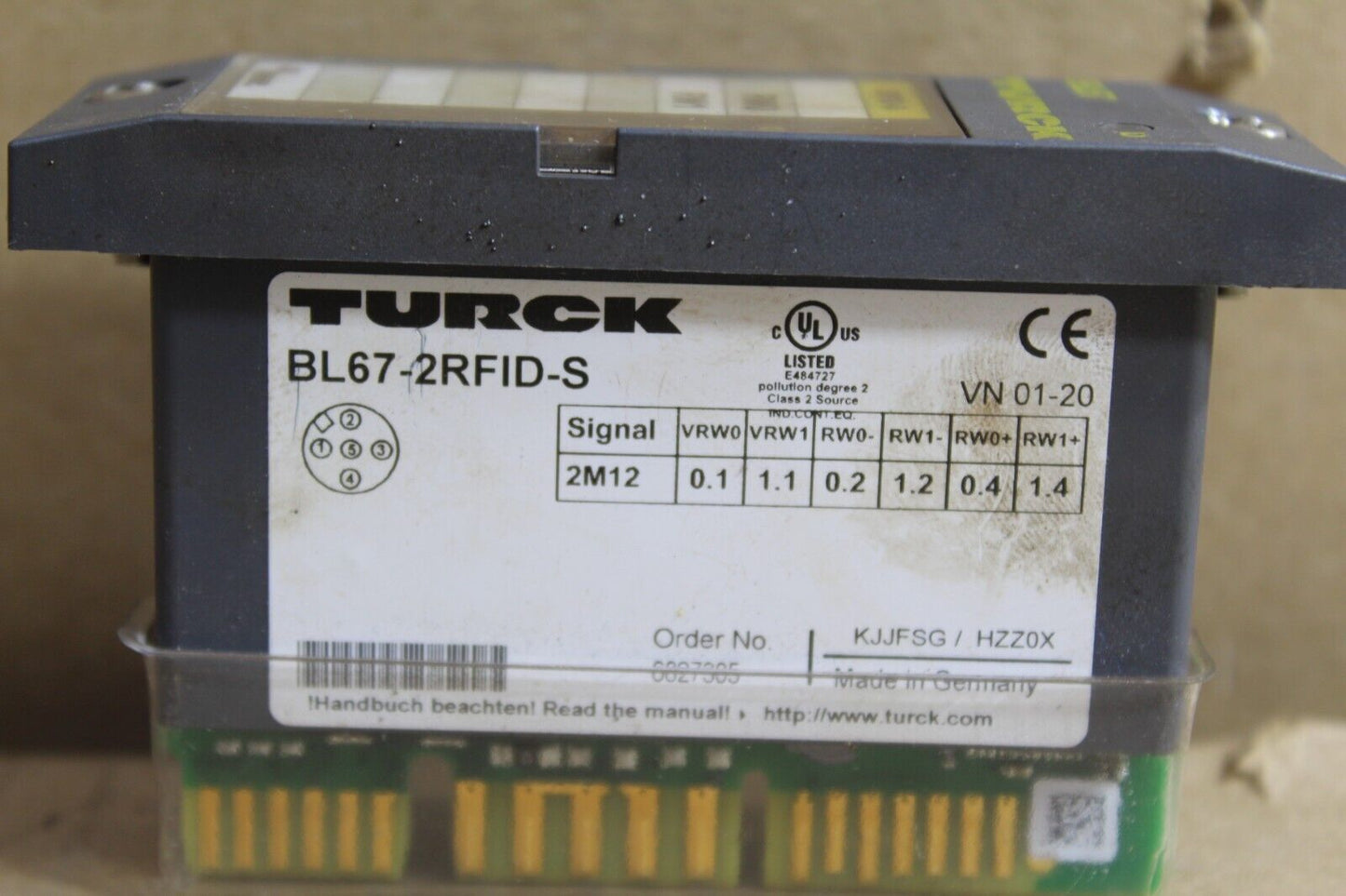 Turck BL67-2RFID-S Module w/ No Base