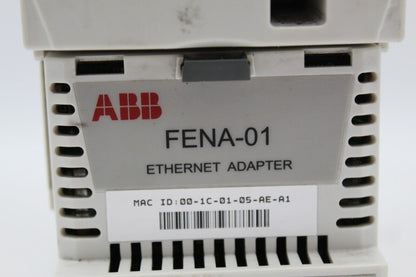 ABB ACS355-03U-08A8-4 Variable Frequency Drive w/FENA-01 Ethernet Adapter