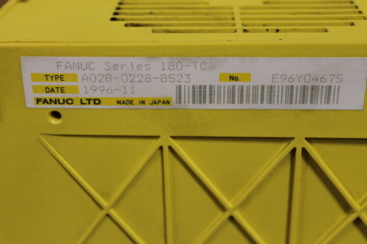 FANUC A02B-0228-B523 SERIES 180-TC REAR PLANE RACK