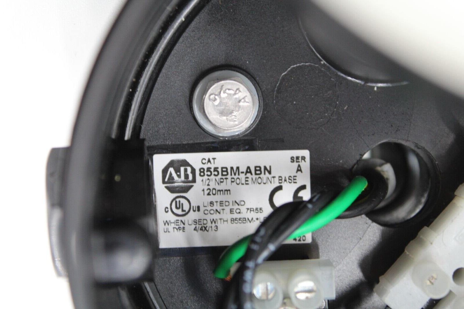 Allen-Bradley 855BM-ABA24 / 855BM-ABN Orange Beacon Strobe Light