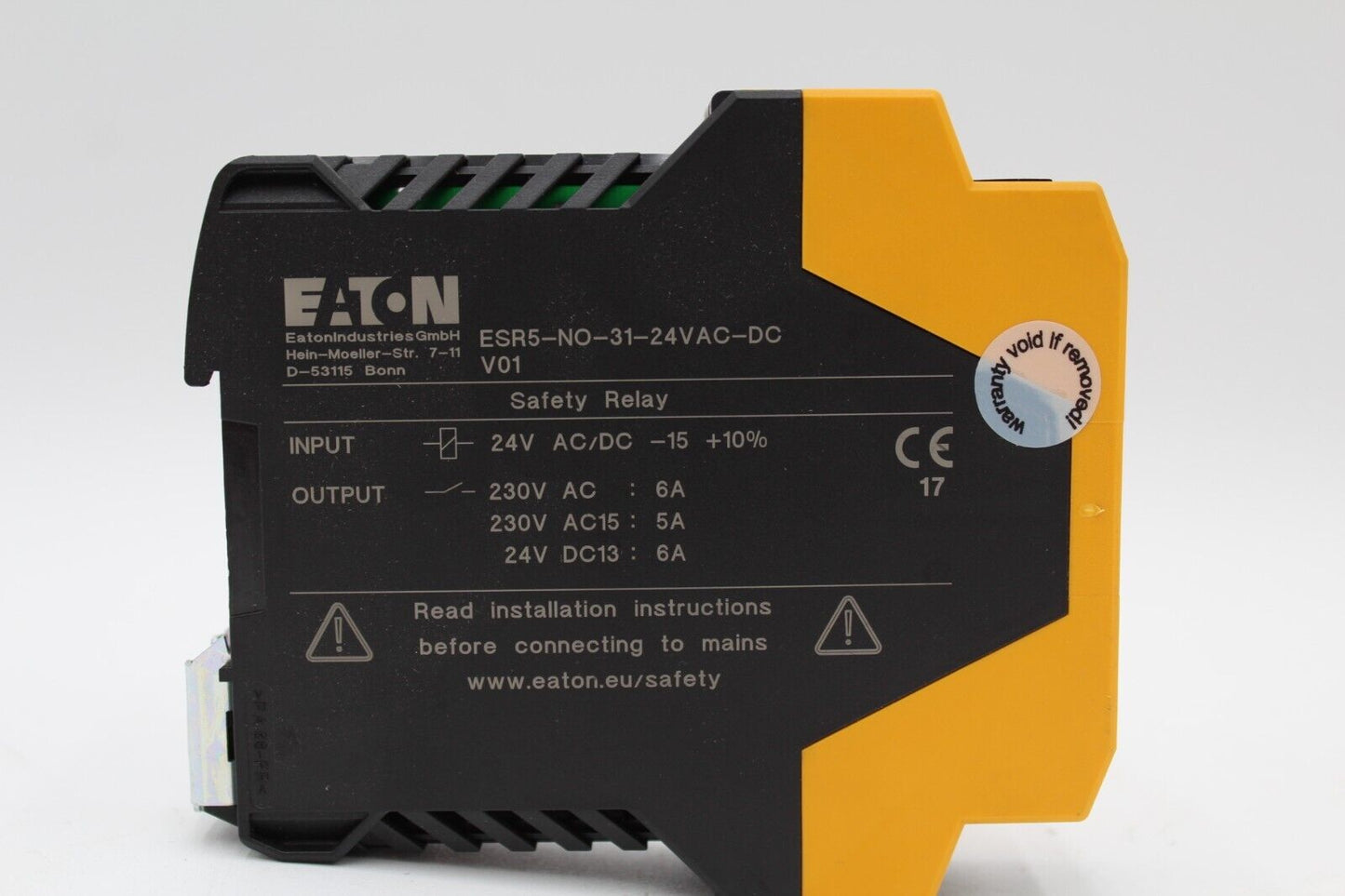 Eaton ESR5-NO-31-24VAC-DC Safety Relay