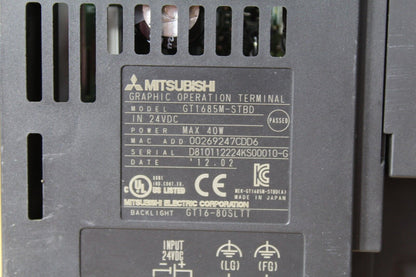 Mitsubishi GT1685M-STBD Graphic Operation Terminal