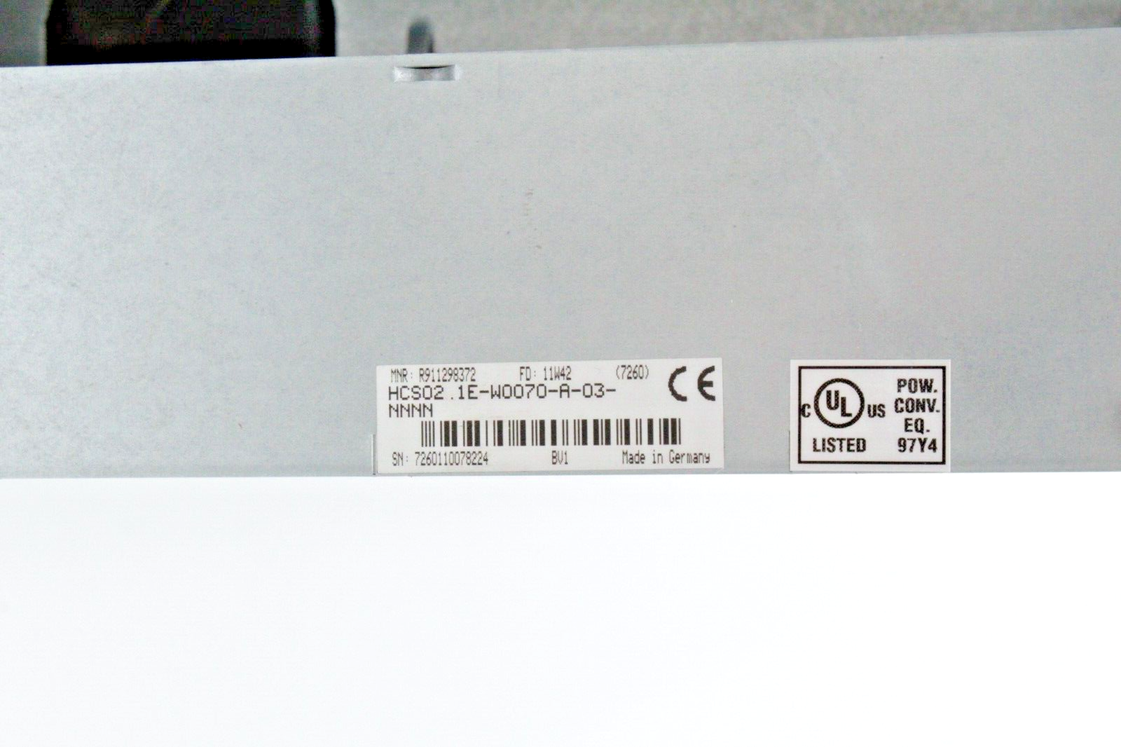 Rexroth HCS02.1E-W0070 IndraDrive Base Unit
