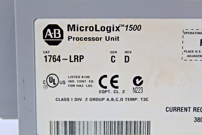 Allen-Bradley 1764-LRP MicroLogix 1500 Processor Unit