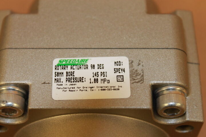 SPEEDAIRE 5PEY4 ROTARY ACTUATOR