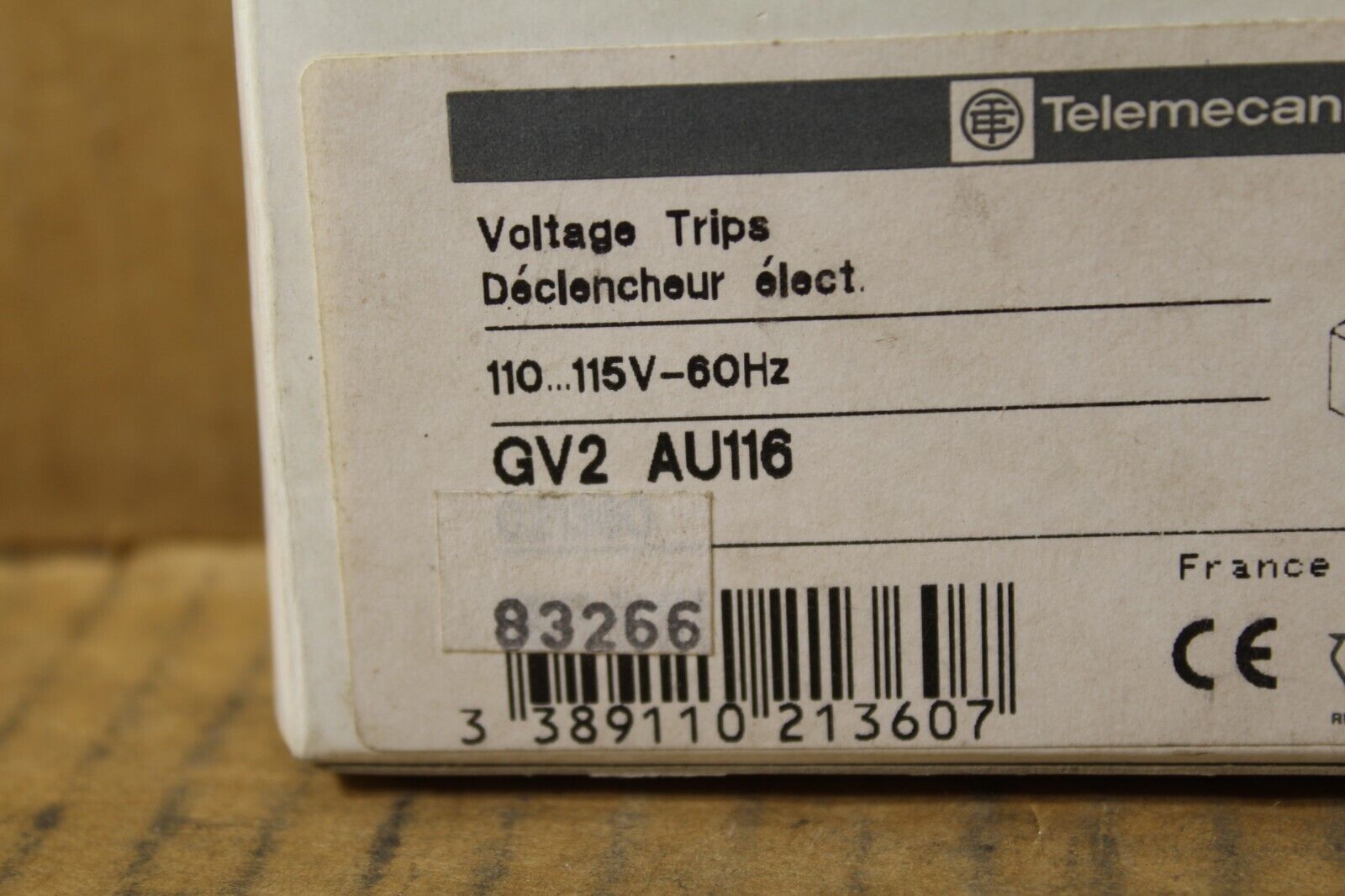 Telemecanique GV2-AU116 Manual Starter