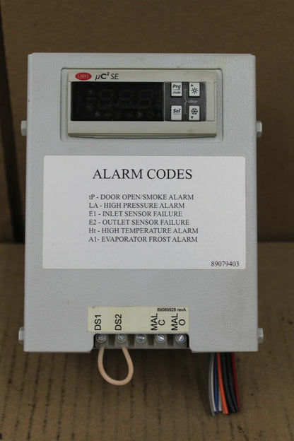 Carel UC2SE Temp Controller with Alarm Box