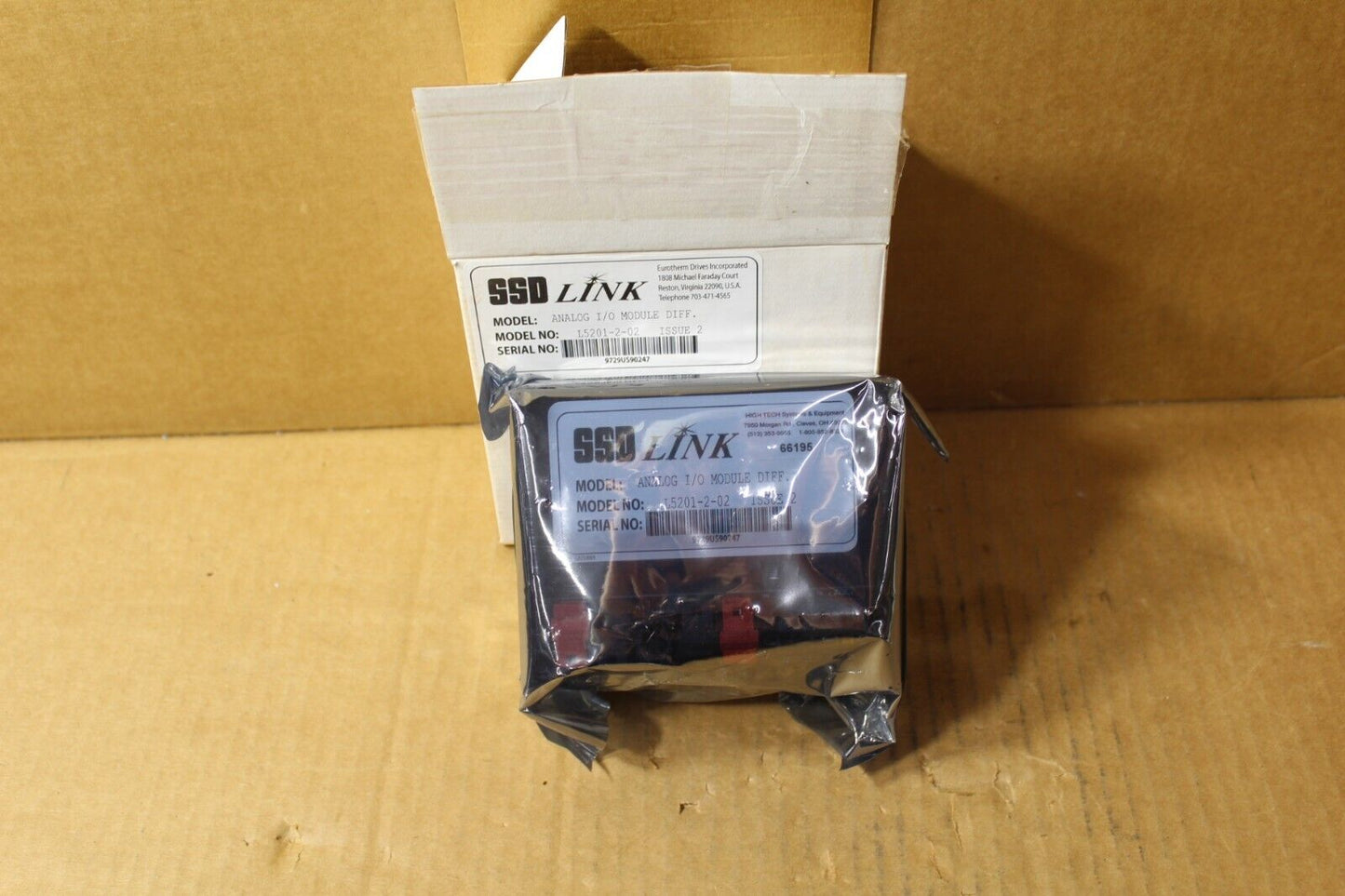 SSD Link Eurotherm Drive L5201-2-02 Analog I/O Power Module