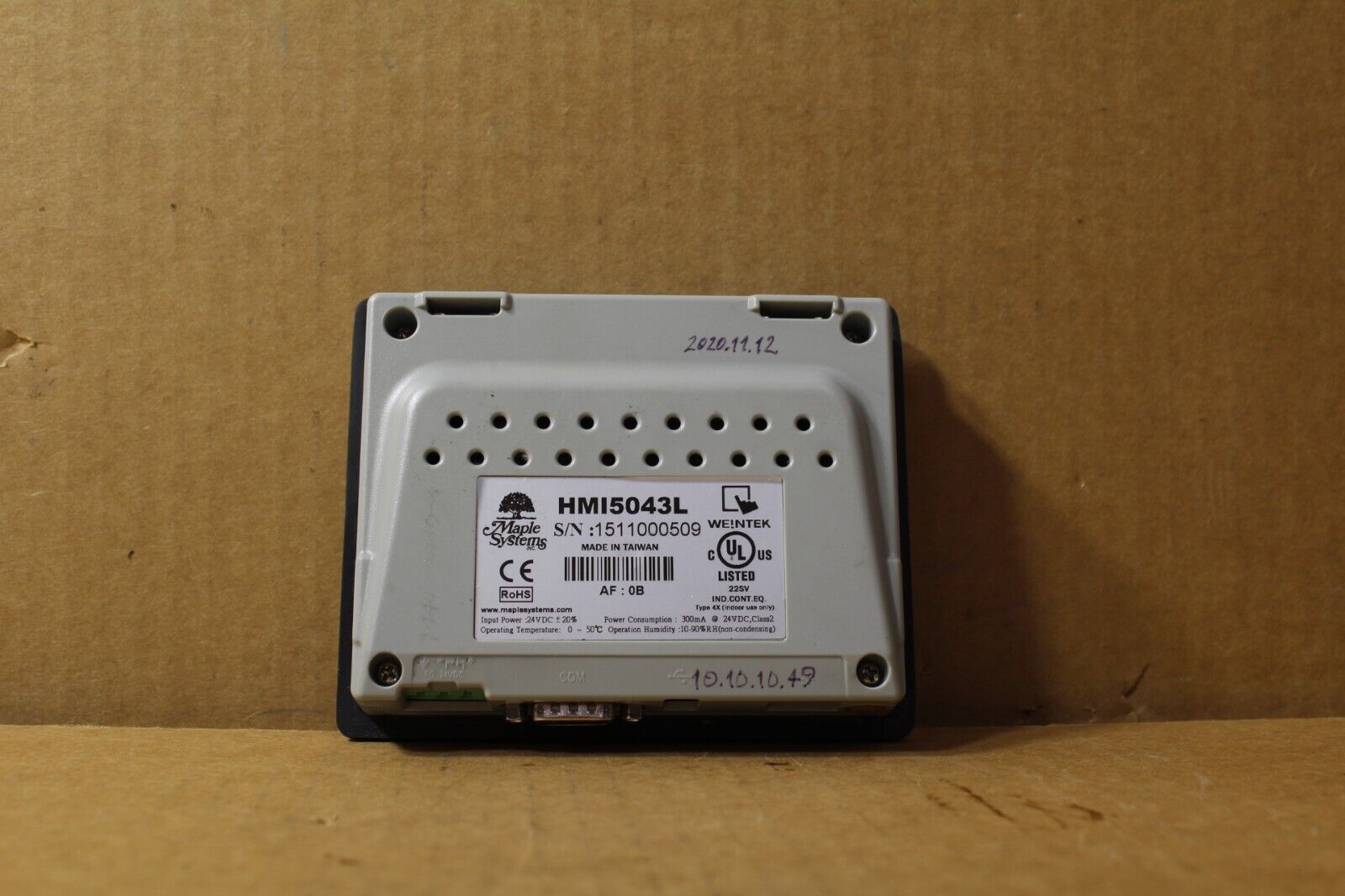 Maple Systems HMI5043L Touchscreen Machine Interface