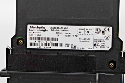 Allen Bradley 1756-IF6I /A Analog Input Module