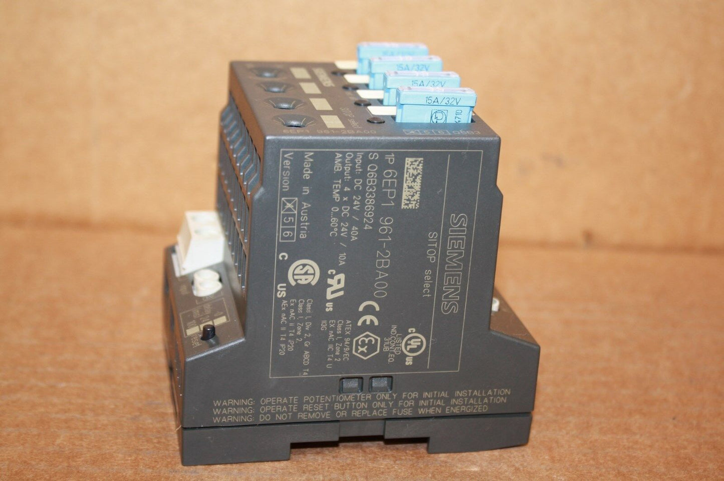 SIEMENS 6EP1 961-2BA00 ELECTRONIC DIAGNOSIS MODULE