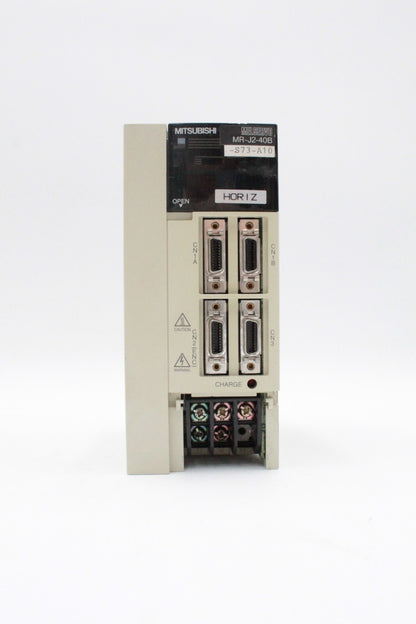 Mitsubishi MR-J2-40B AC Servo Drive (Missing Wire Cover)
