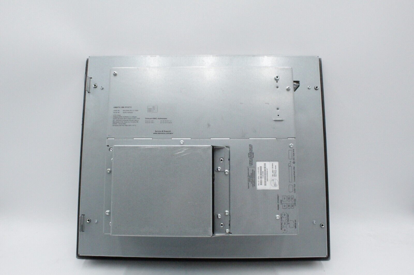 Siemens HMI IPC677C 6AV7894-0FE12-1AB0 Simatic HMI Integra Panel