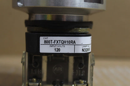Allen Bradley 800T-FXTQH10RA Red Push Button W/ Protection Bezel