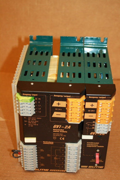 ELME AUGSBURG GV1-2A POWER SUPPLY WITH GV1-2C