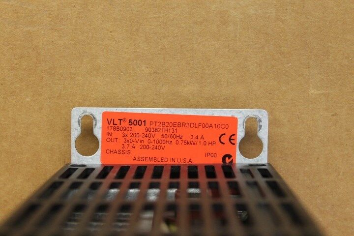 DANFOSS 178B0903 DRIVE VLT5001PT2B20EBR3DLF00A10CO